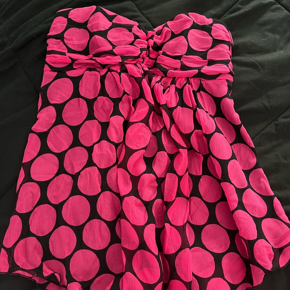 Sweetheart Neckline Corset Flowy Top - Size 6